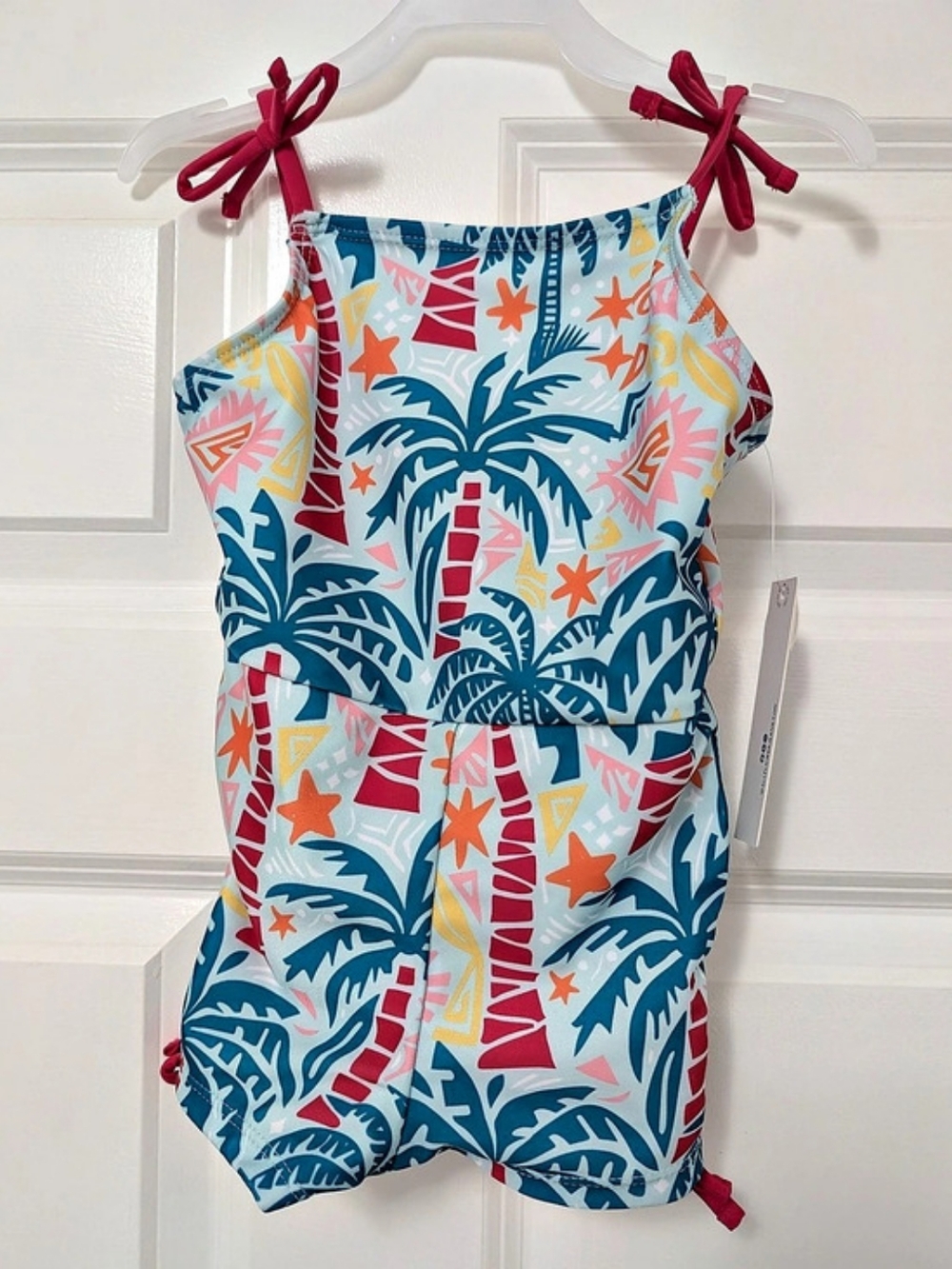 Wallflower Kids Printed One Piece NWT in Blue & Pink